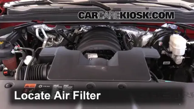 2015 Chevrolet Tahoe LT 5.3L V8 FlexFuel Air Filter (Engine) Replace
